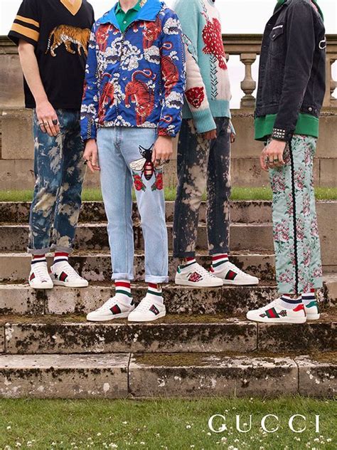 gucci sneakers outfit ideas men's|exclusive Gucci sneakers.